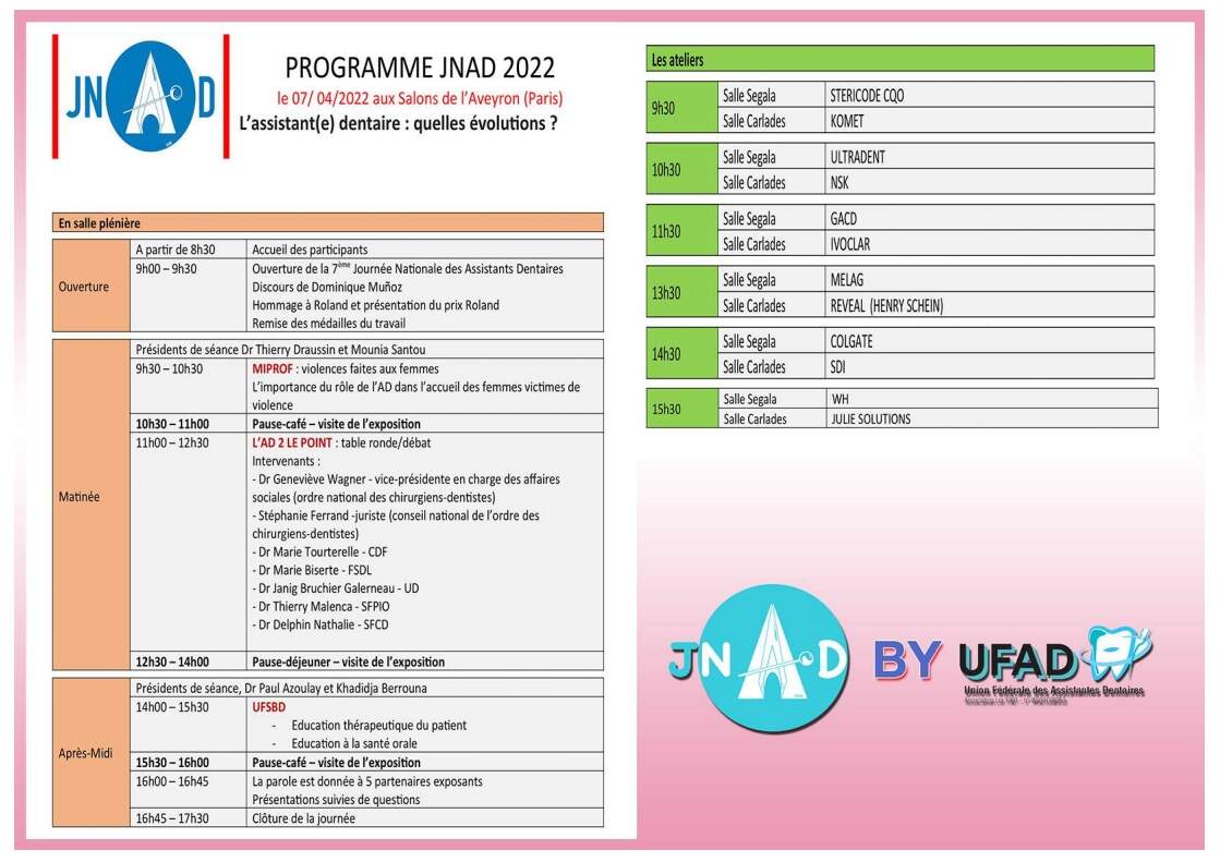 Programme JNAD 2022
