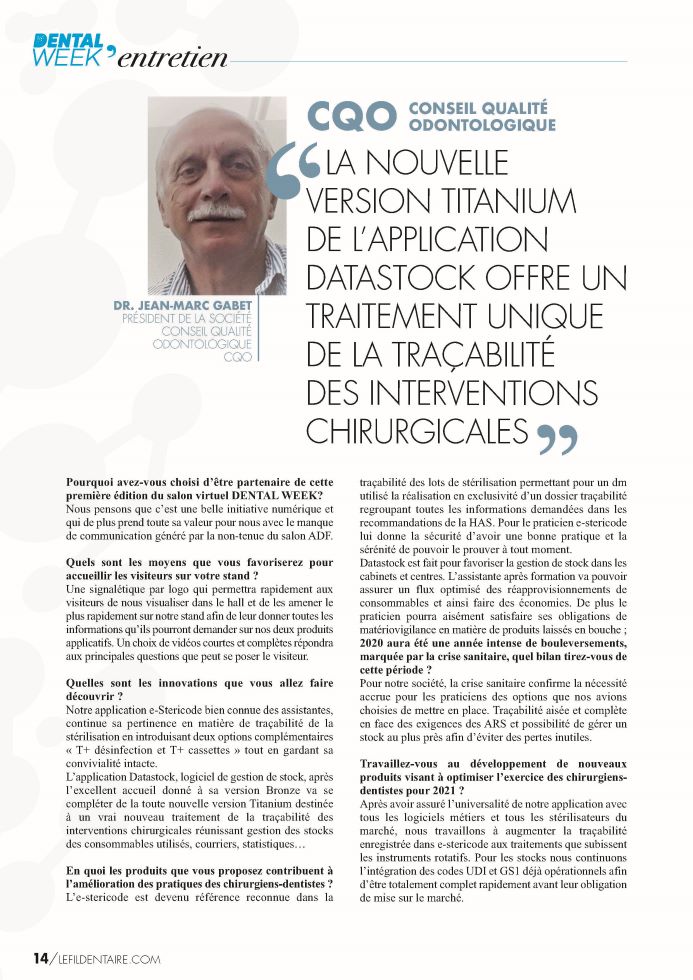 INTERVIEW JEAN-MARC GABET