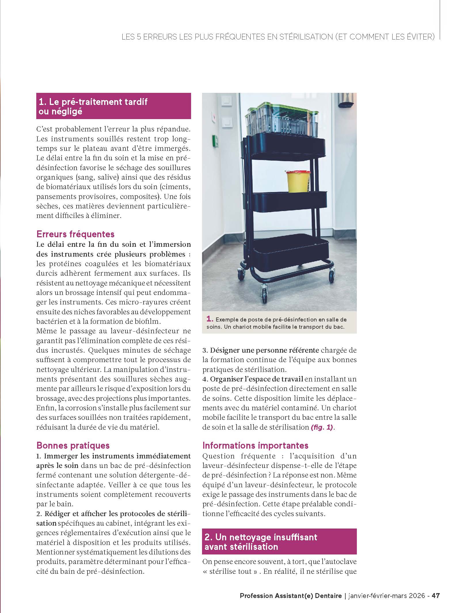 LES 5 ERREURS les plus fréquentes en stérilisation et comment les éviter