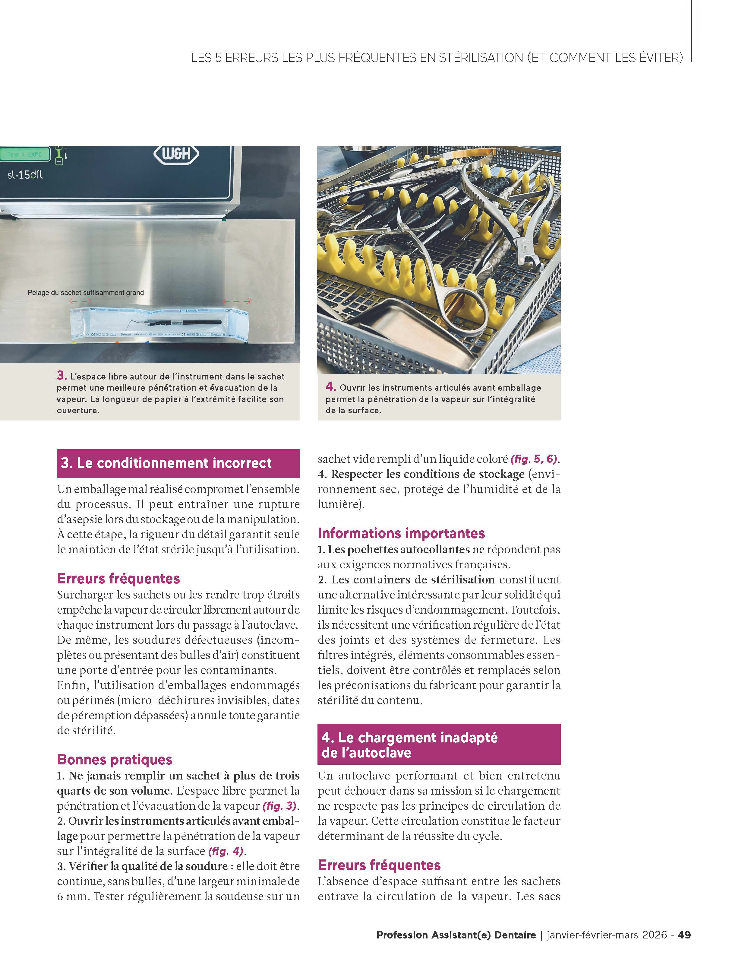 LES 5 ERREURS les plus fréquentes en stérilisation et comment les éviter