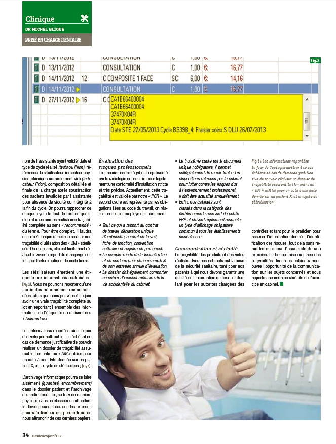 Article Clinique Dr Michel Blique
